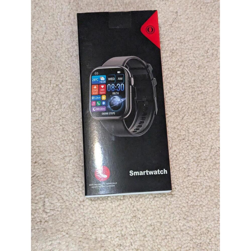 Mingdaln 2026 New 1.85" HD Men Women's Smart watch for Android Iphone Black